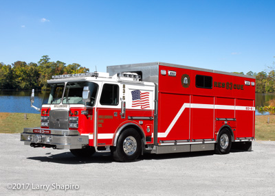 Millsboro Fire Rescue DE Rescue 83 E-ONE Cyclone II heavy rescue squad #larryshapiro shapirophotography.net Larry Shapiro photographer